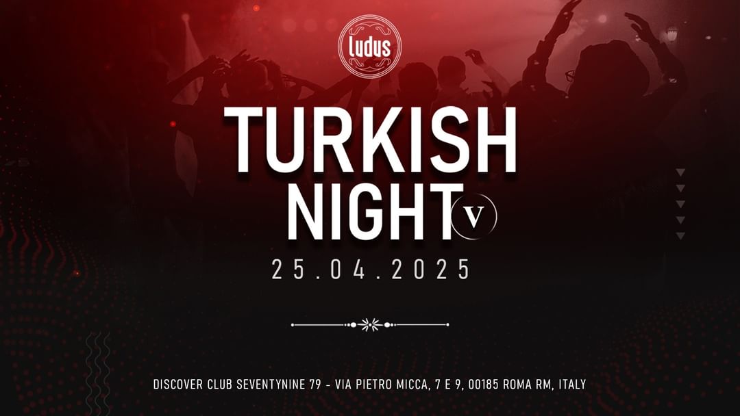 Copertina evento TURKISH NIGHT