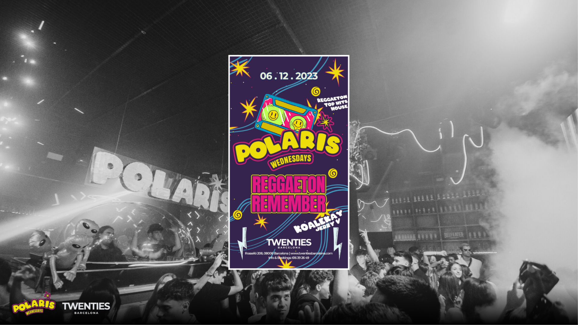 Twenties Miércoles Entradas Gratis | Fiesta Polaris en Twenties Barcelona