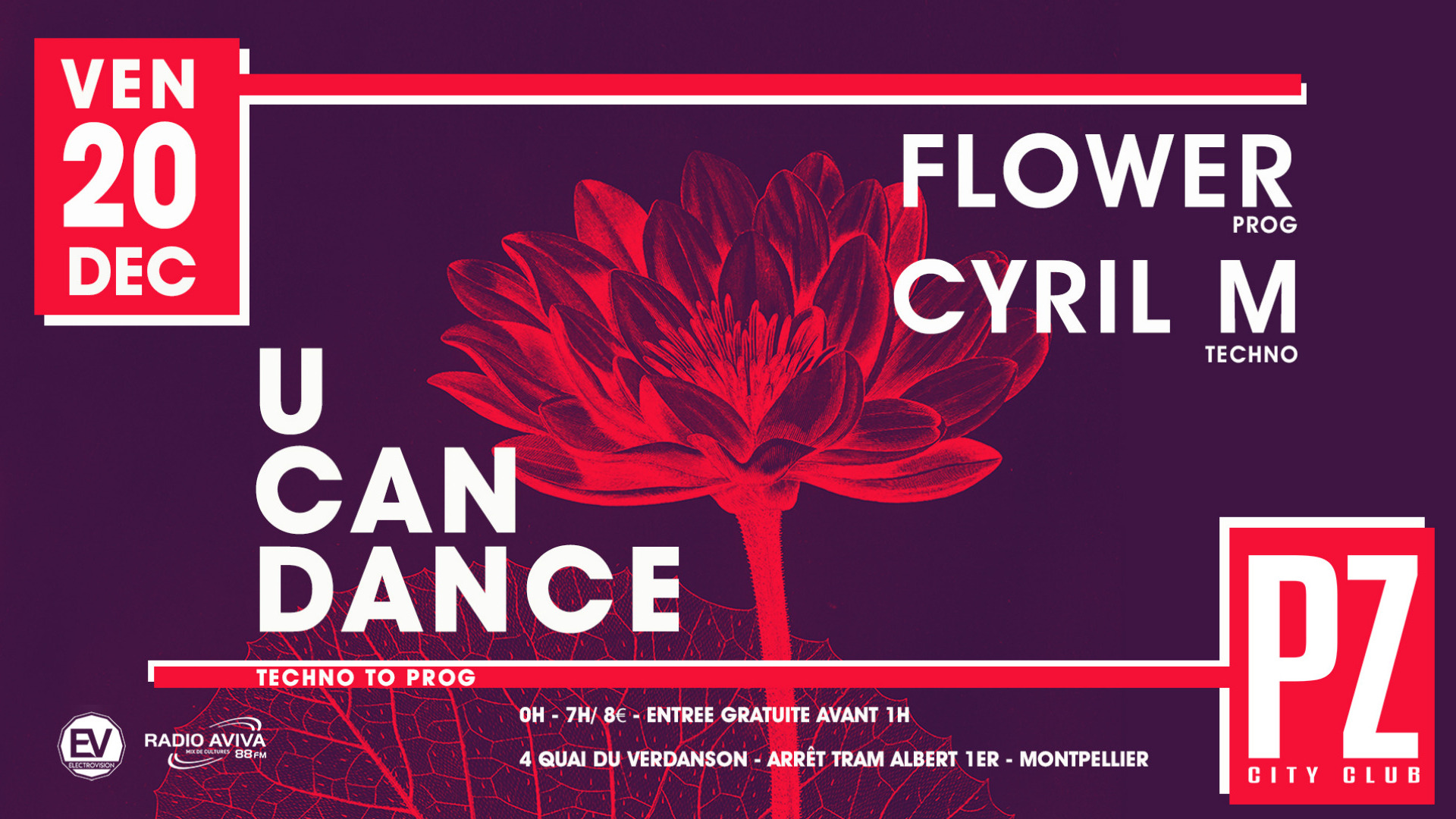 U CAN DANCE Prog & Techno @PZ city club image