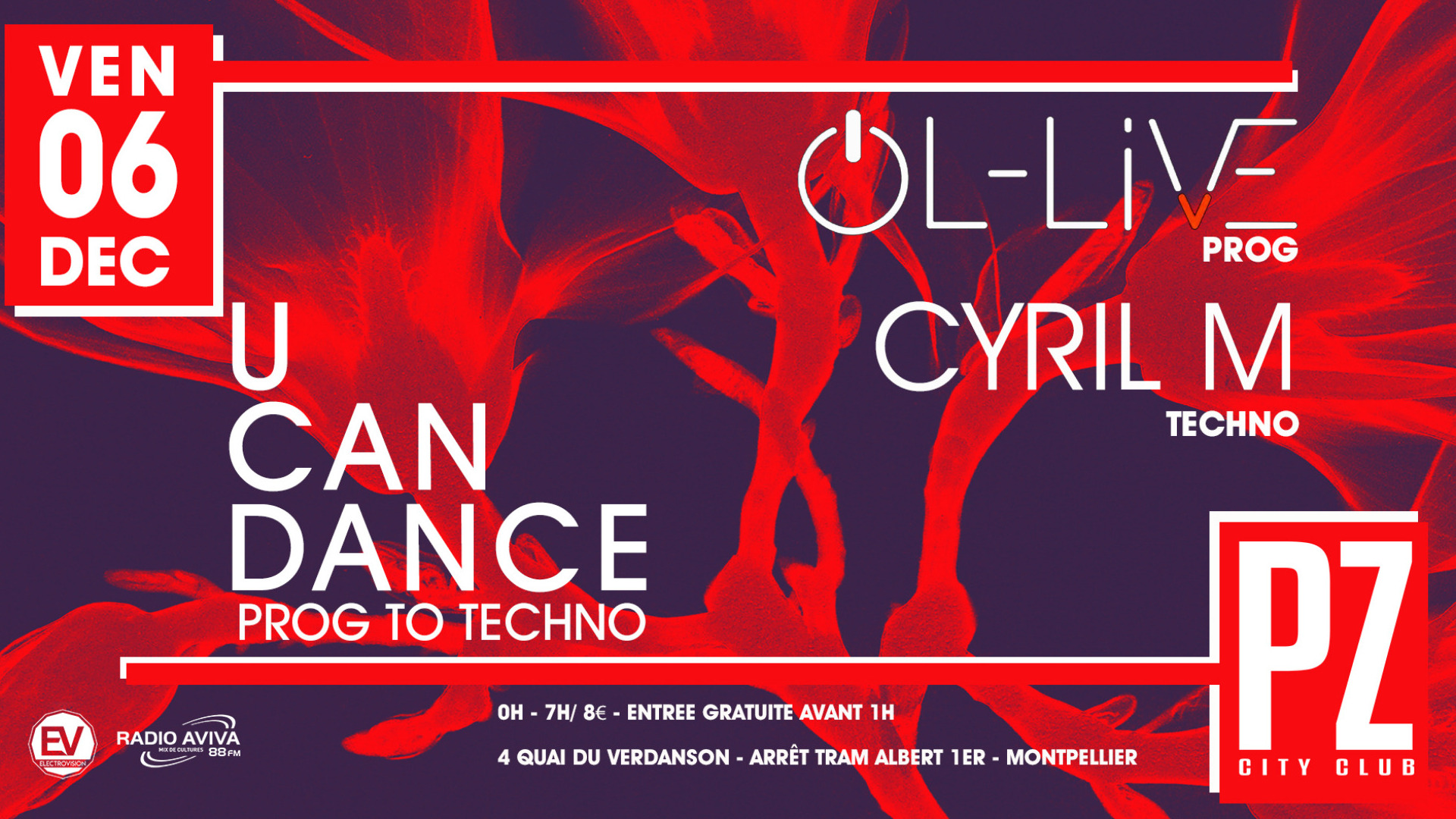 U CAN DANCE Prog &Techno @PZ city club image