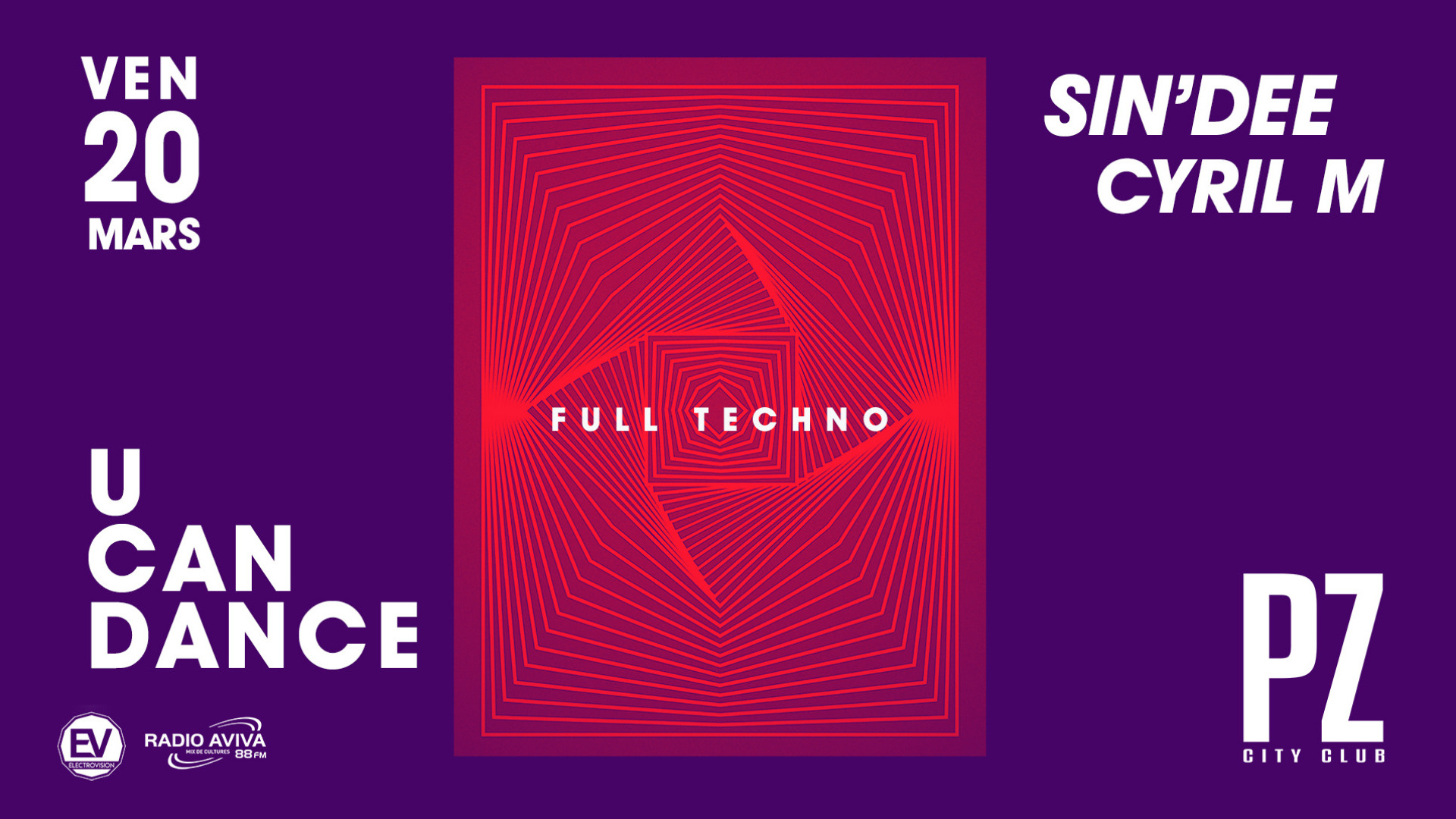 U CAN DANCE : Sin'Dee & Cyril M @PZ city club image