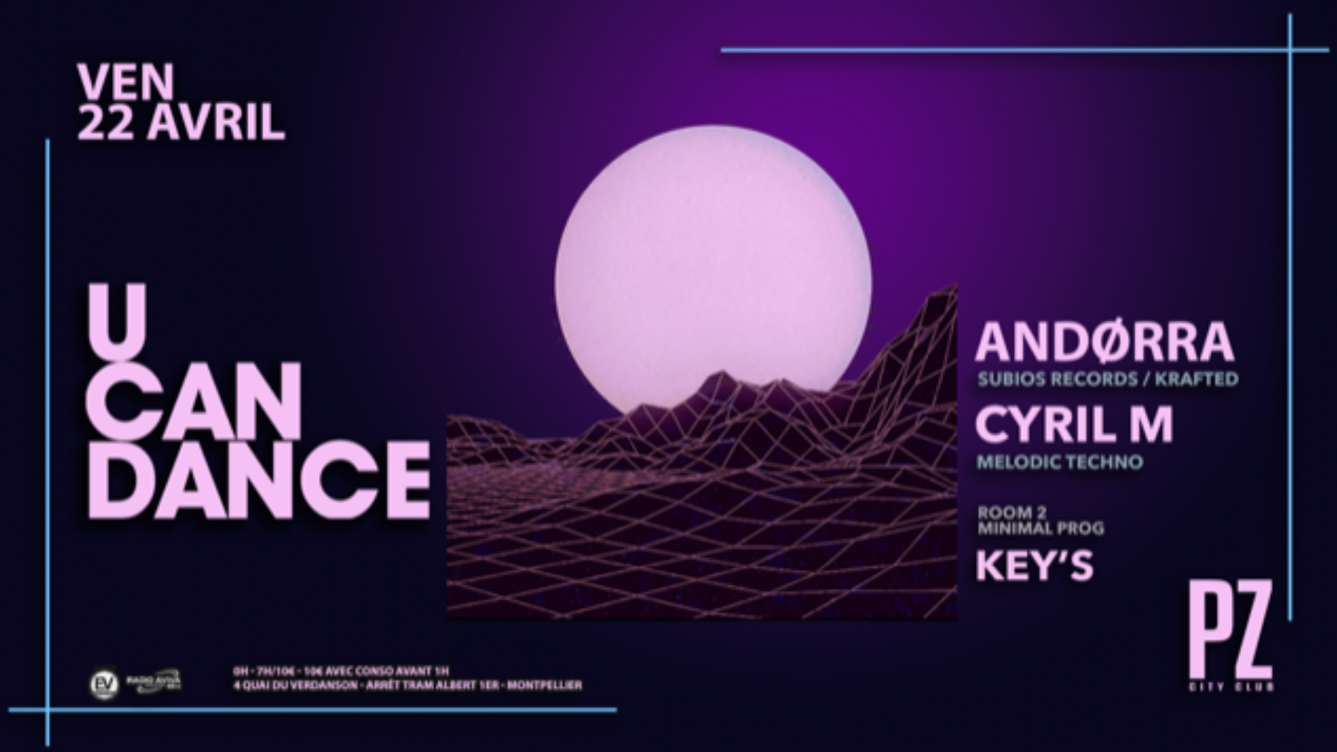 U CAN DANCE x Andorra x Cyril M x PZ city club image