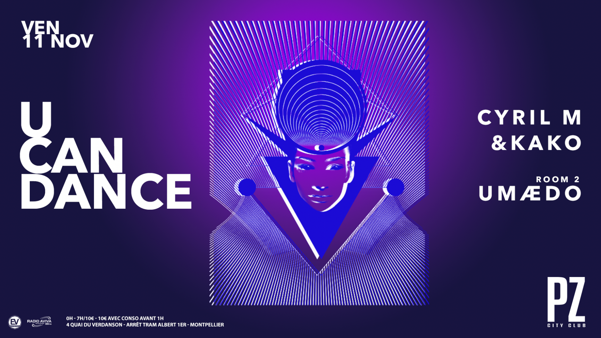 U CAN DANCE x Cyril M x KAKO x UMAEDO x PZ city club image