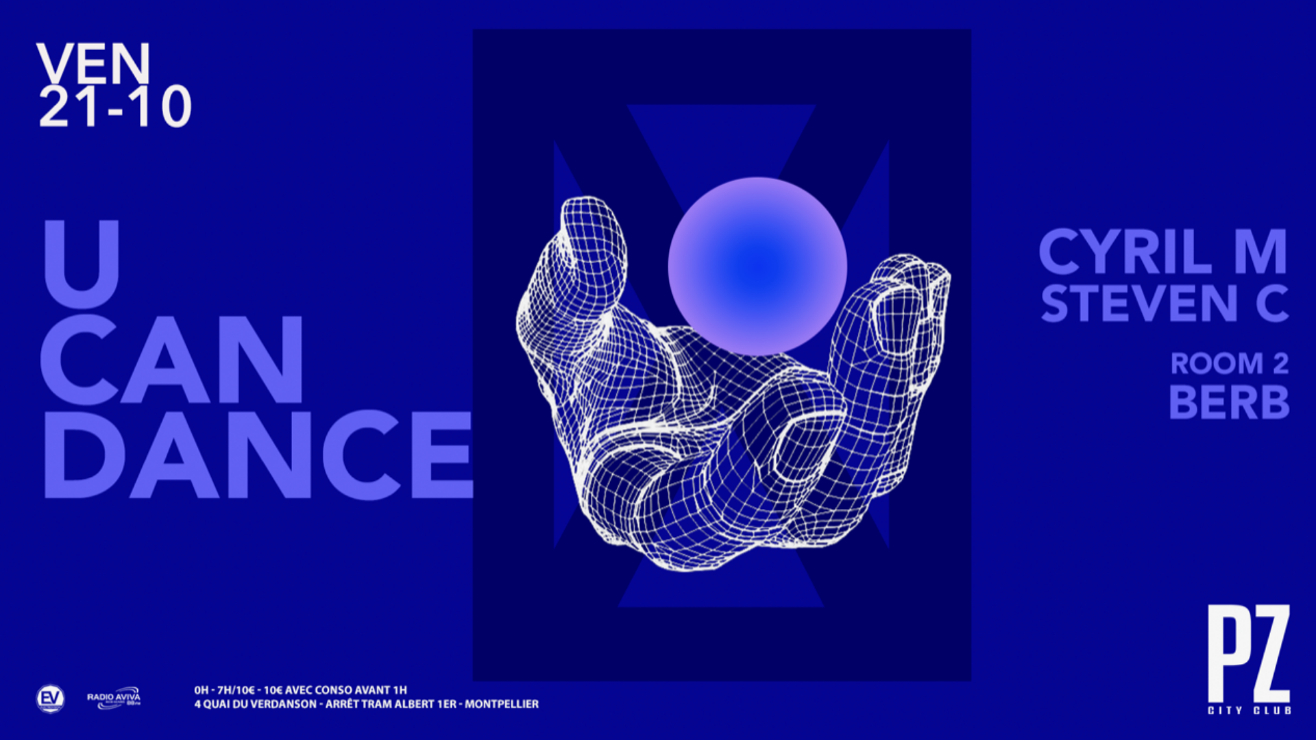 U CAN DANCE x Cyril M x Steven C x PZ city club image