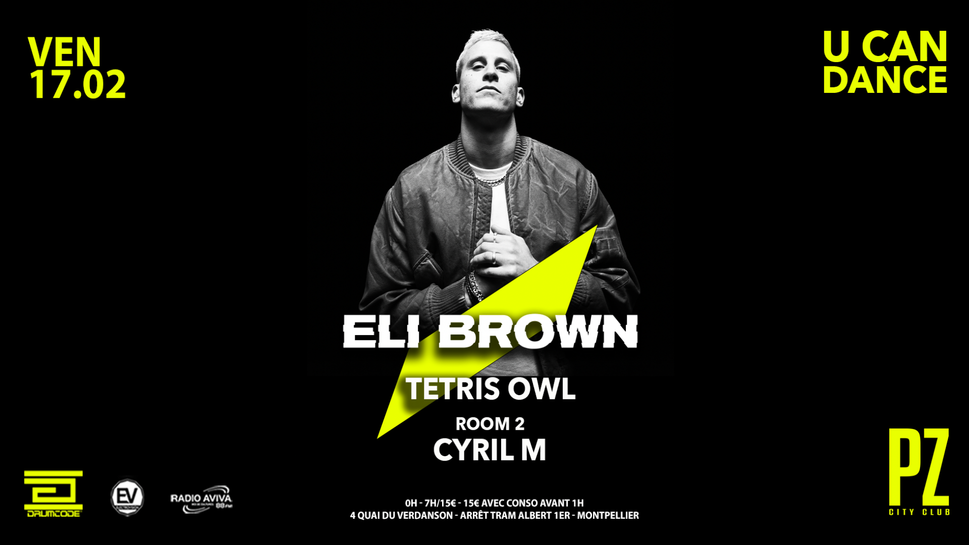 U CAN DANCE x ELI BROWN x PZ city club image