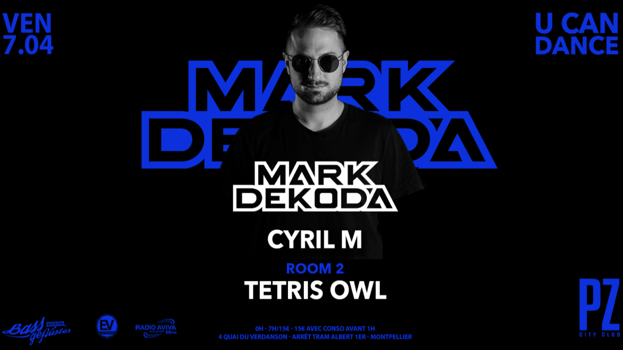 U CAN DANCE x MARK DEKODA x PZ city club image