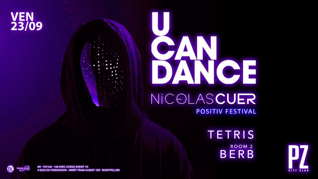 Capa do evento U CAN DANCE x Nicolas Cuer x TETRIS x PZ city club