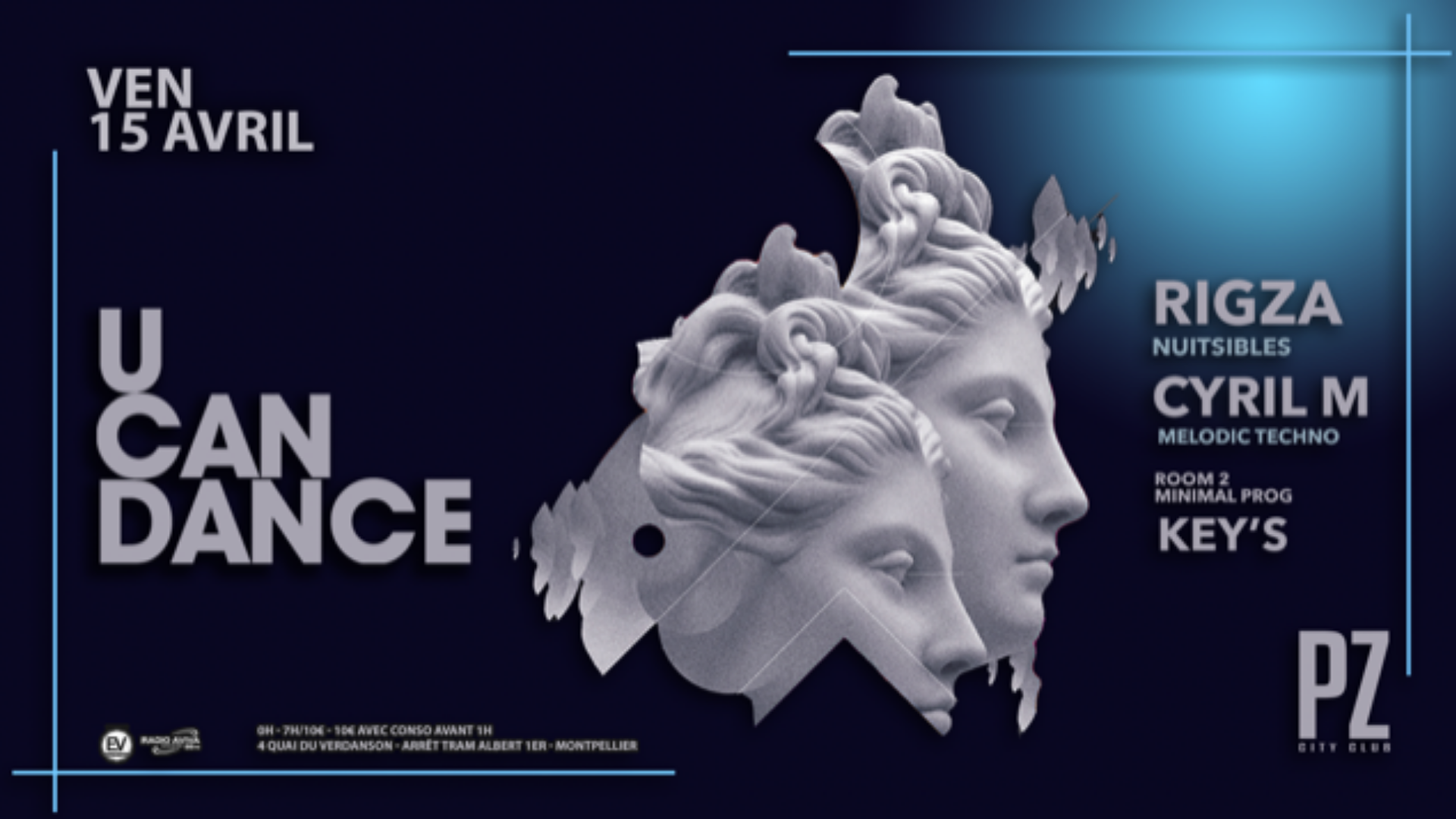 U CAN DANCE x RIGZA x Cyril M x PZ city club image