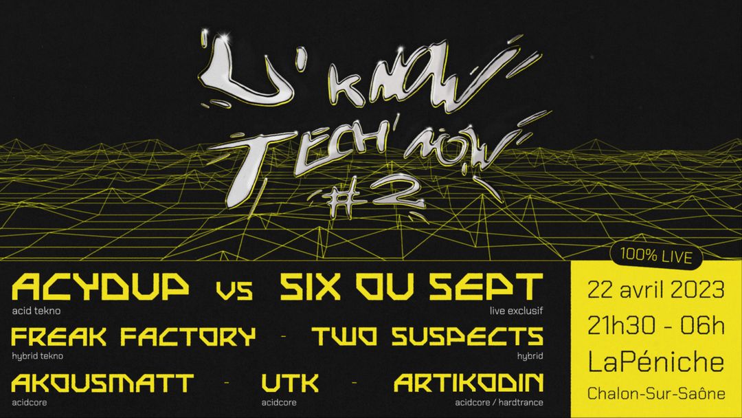 Cartel del evento U KNOW TECH NOW #2