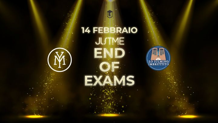 Cover for event: UE - IULM END OF EXAMS