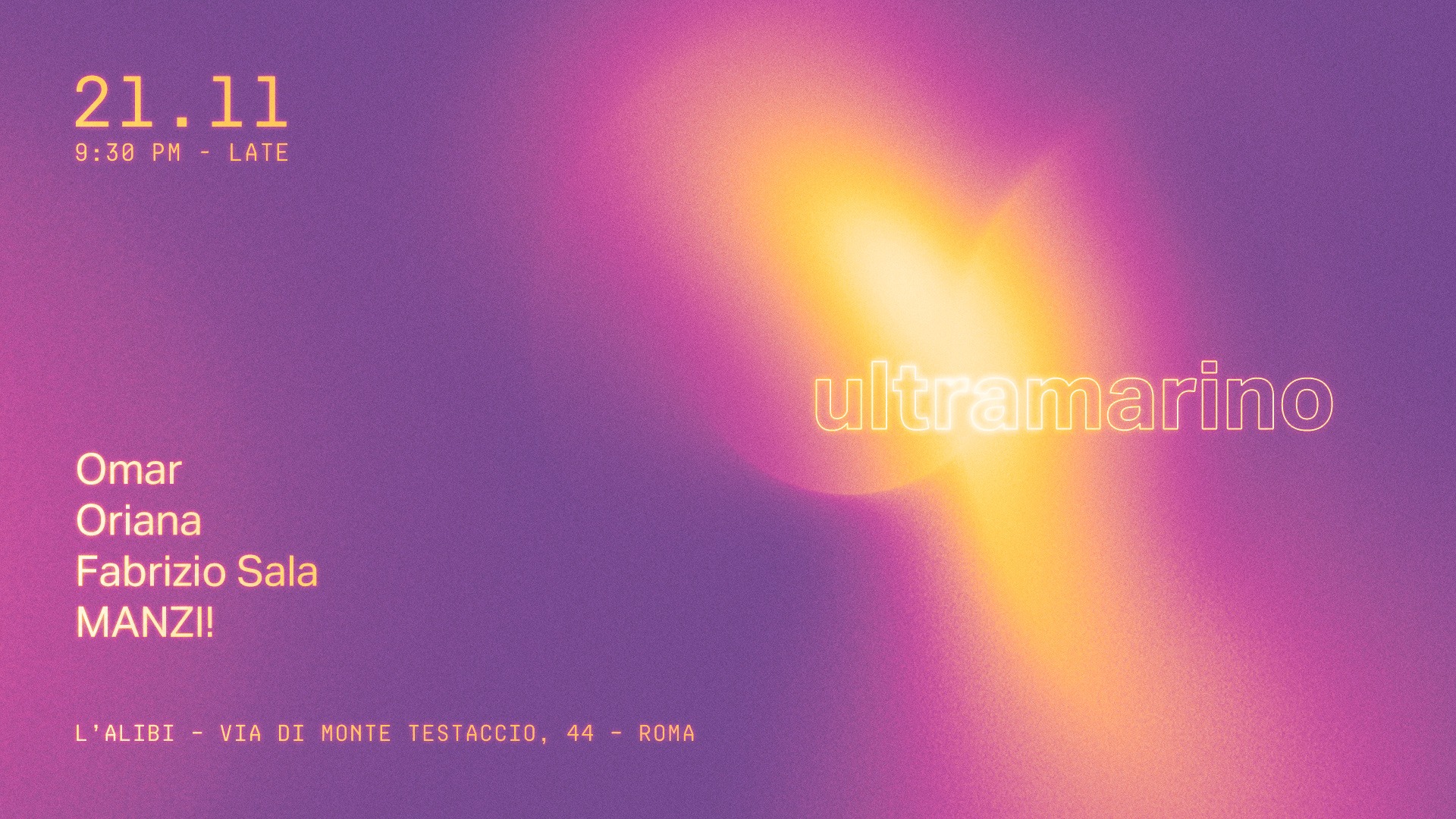 Ultramarino #2: Omar, Oriana, Fabrizio Sala, MANZI! image