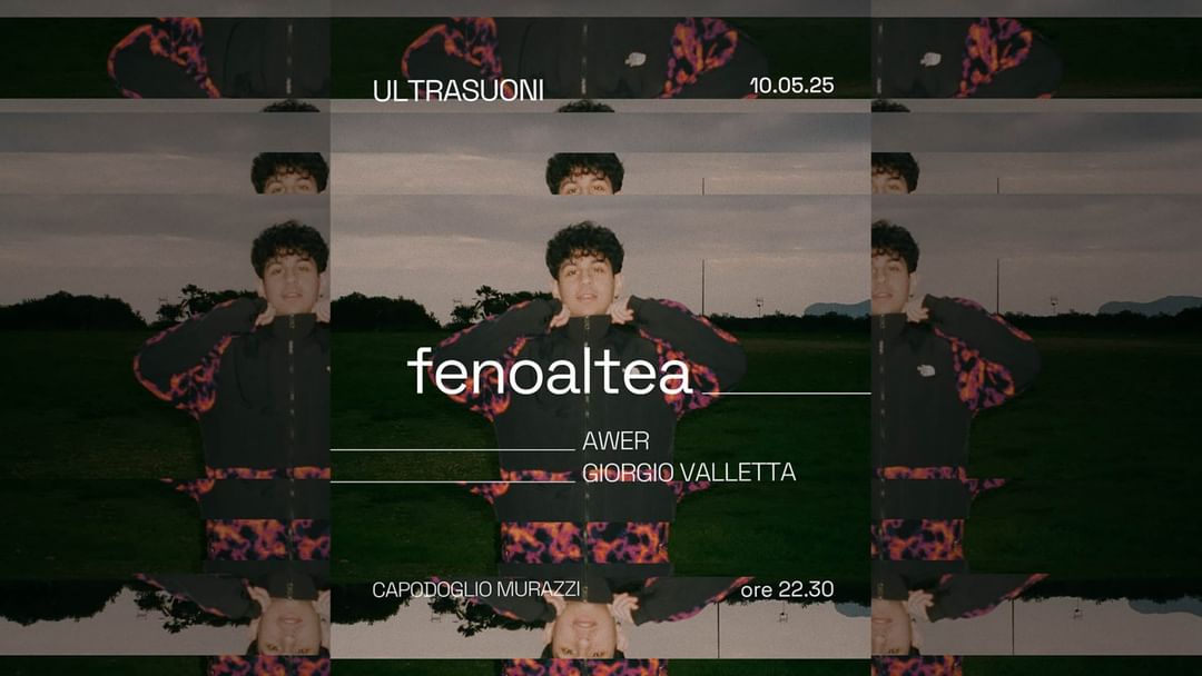 Capa do evento Ultrasuoni ✷ fenoaltea | Awer | Giorgio Valletta