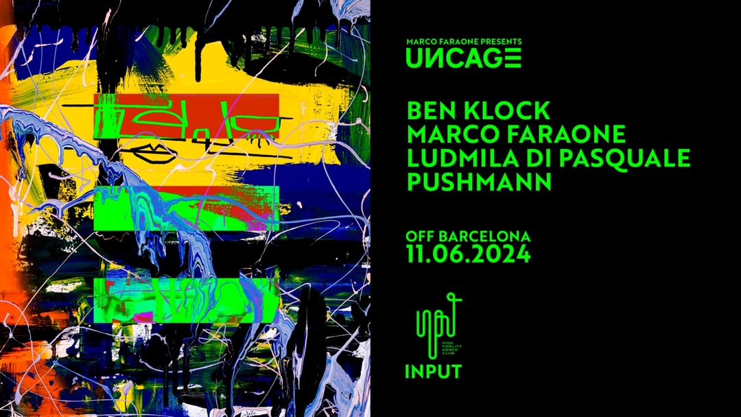 Cartel del evento UNCAGE OFFBCN 2024