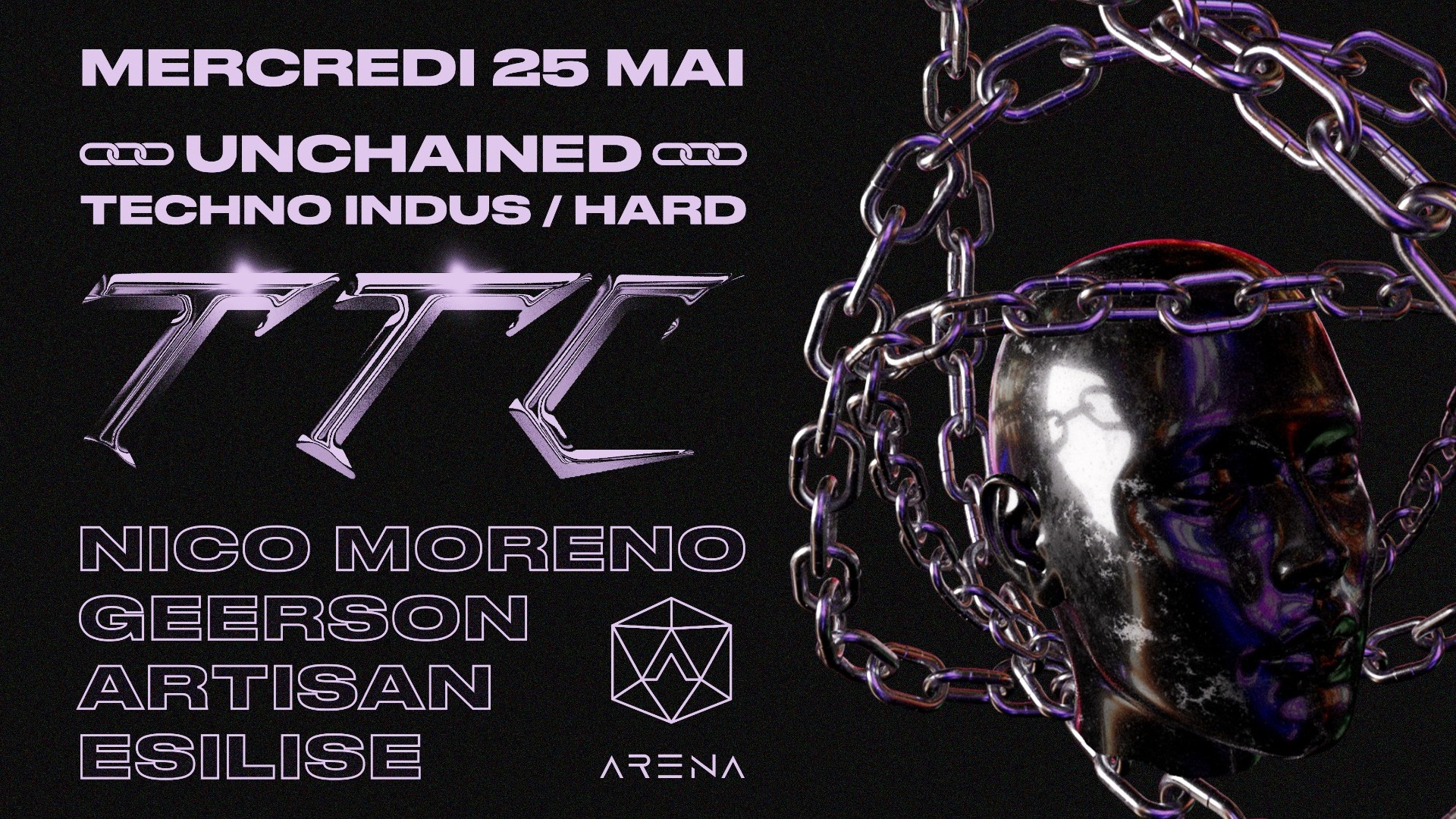 UNCHAINED w/Nico Moreno, Geerson, Artisan, Esilise image