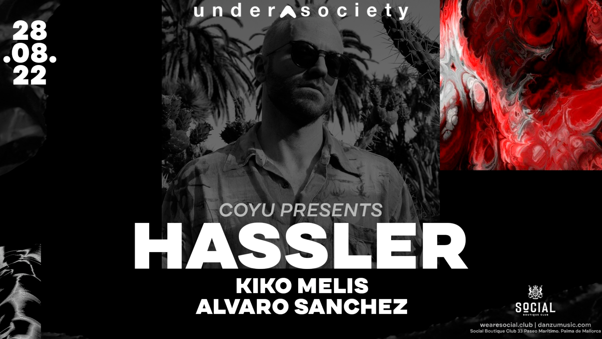 Under Society at Social Club with Coyu presents. Hassler + Alvaro Sanchez image