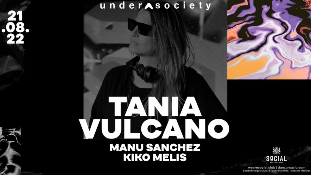 Cartel del evento Under Society at Social Club with Tania Vulcano