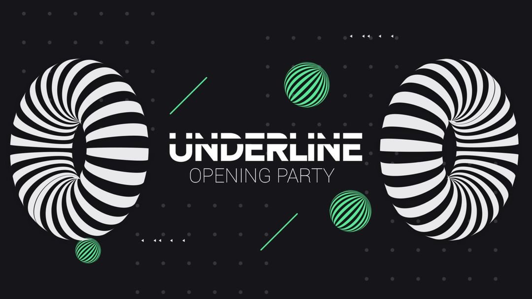 Cartel del evento UNDERLINE OPENING PARTY