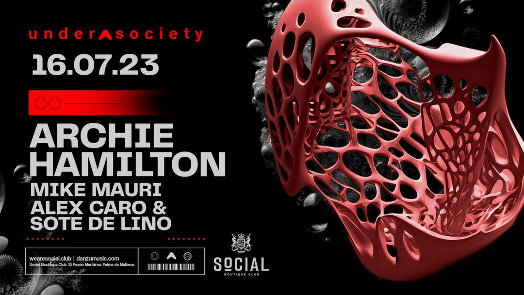 Copertina evento Undersociety pres. Archie Hamilton