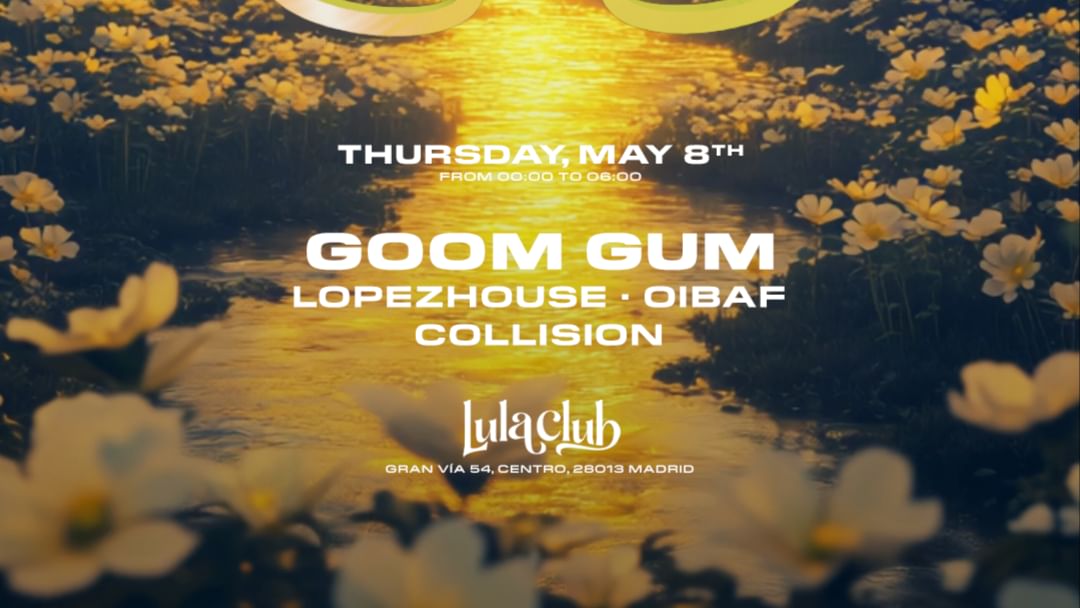 Copertina evento UNDERWATER: GOOM GUM