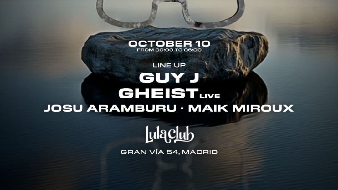 UnderWater x LULA CLUB presents GHEIST Live, Guy J image