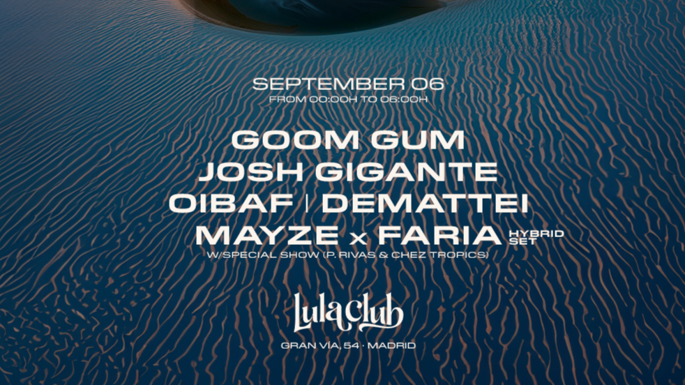 UnderWater x LULA CLUB presents Goom Gum & Josh Gigante image