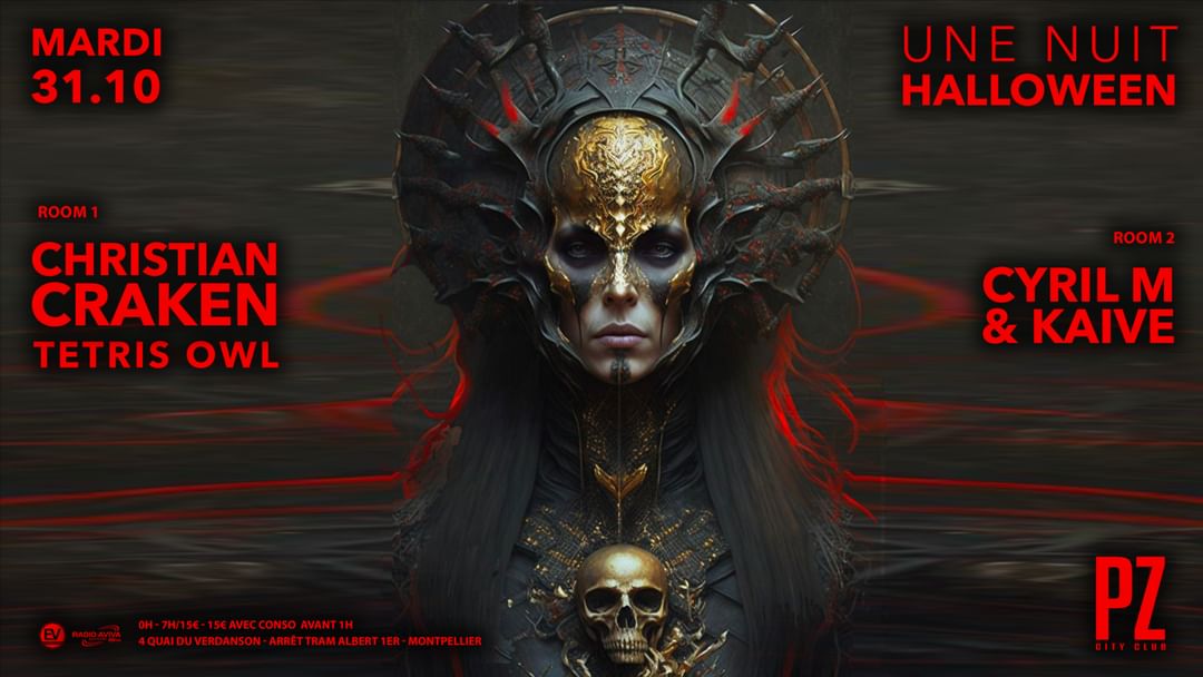 Une Nuit HALOWEEN x Christian Craken x PZ city club event cover