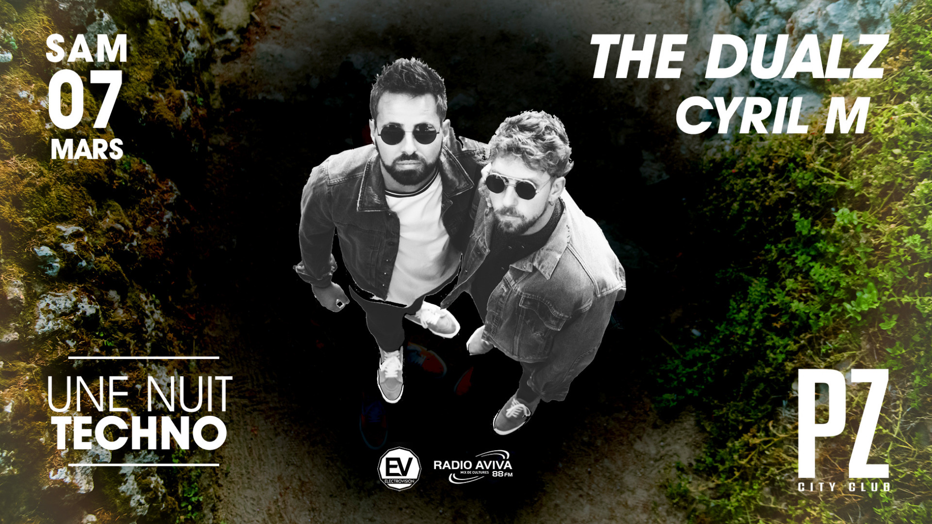 Une Nuit Techno : The Dualz @PZ city club image