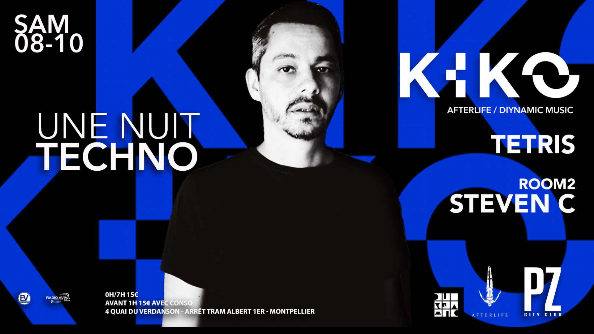 Une Nuit Techno x KIKO x PZ city club