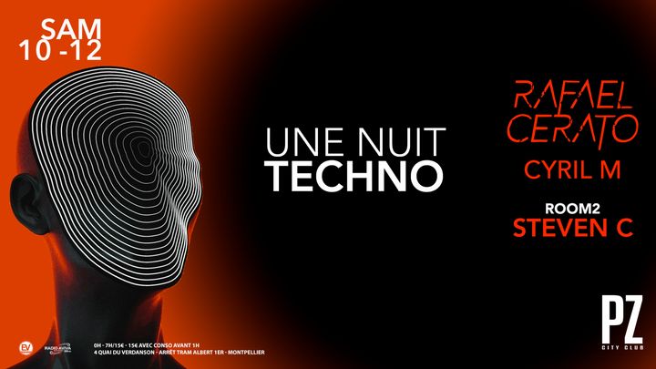 Cover for event: Une Nuit Techno x RAFAEL CERATO