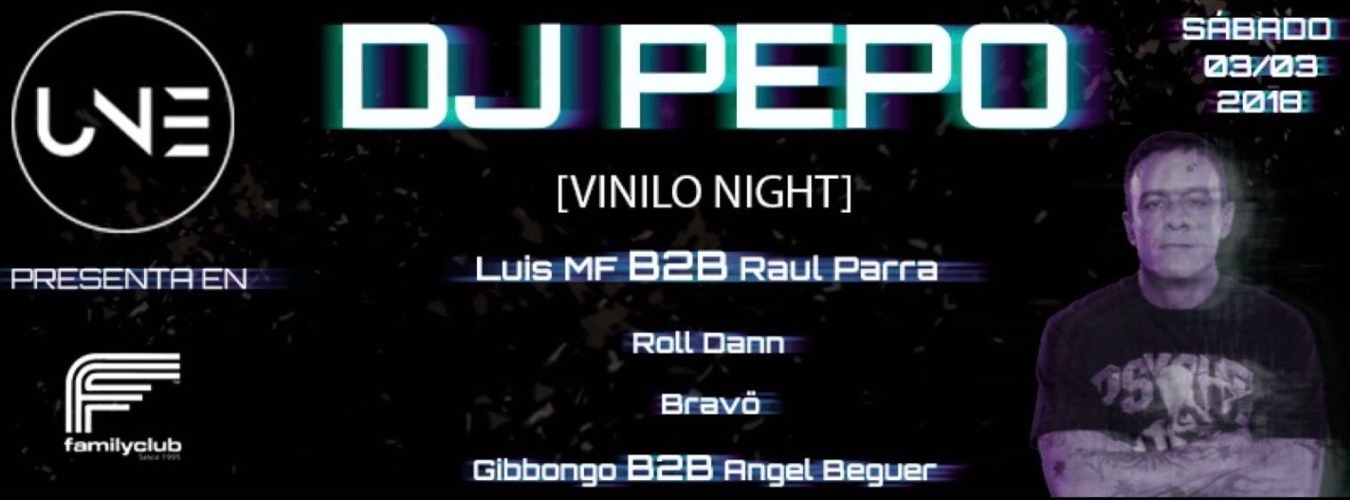 UNE presenta ..:: DJ PEPO Noche de Vinilo ::.. image