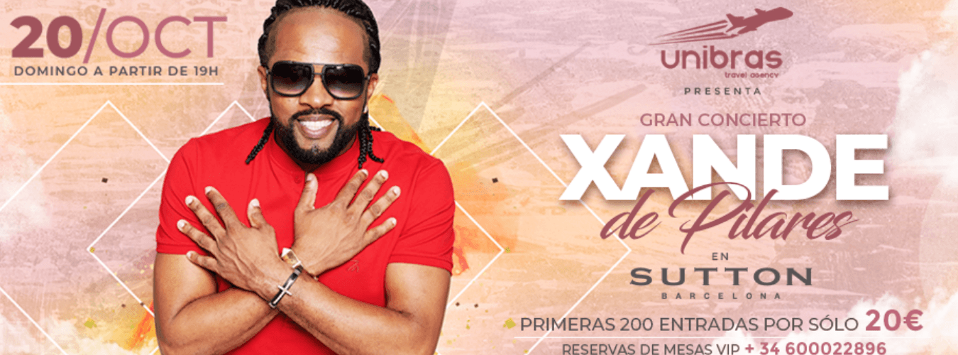 UNIBRAS presenta XANDE DE PILARES - DOMINGO 20.10 image