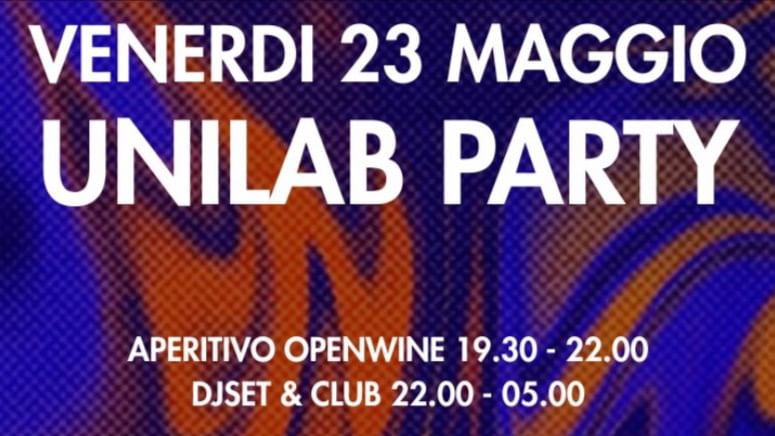 UniLab Party -Eventplakat