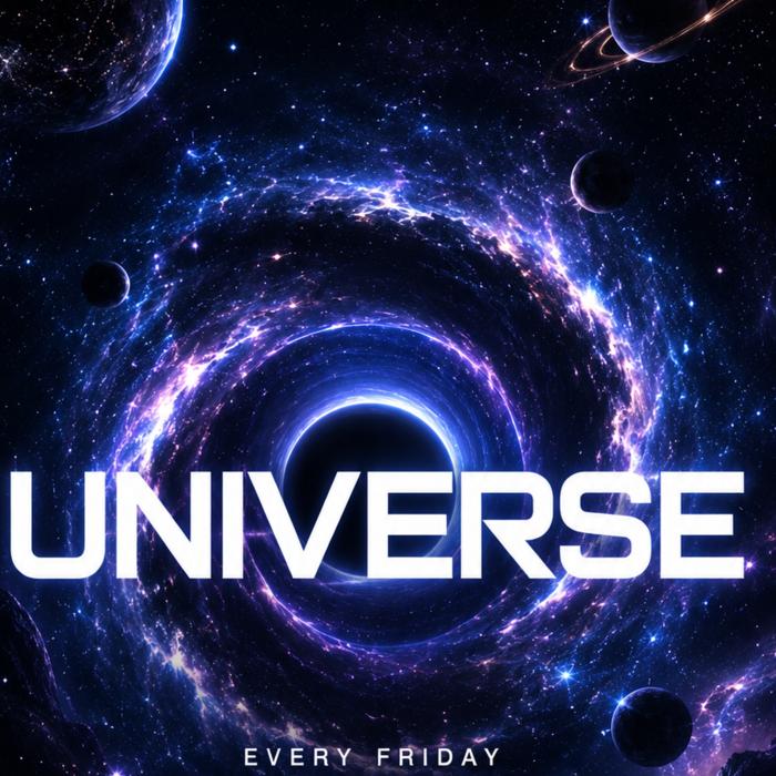 Cartel de UNIVERSE en Beachcomber
