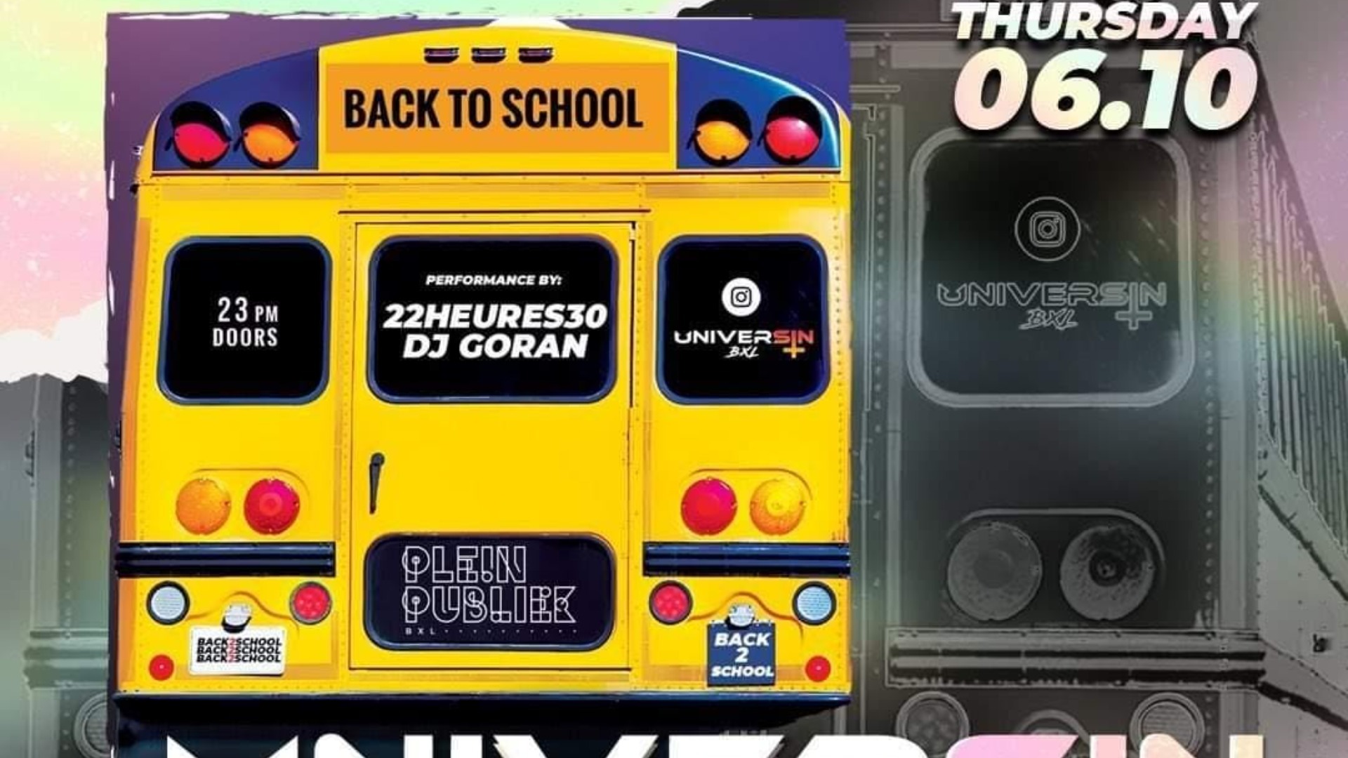 Universin BXL "Back to School Edition" image