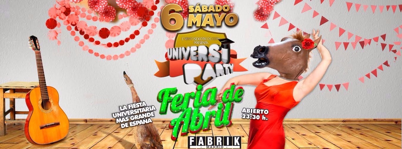 Universiparty | Feria de Abril con Sergio Contreras image