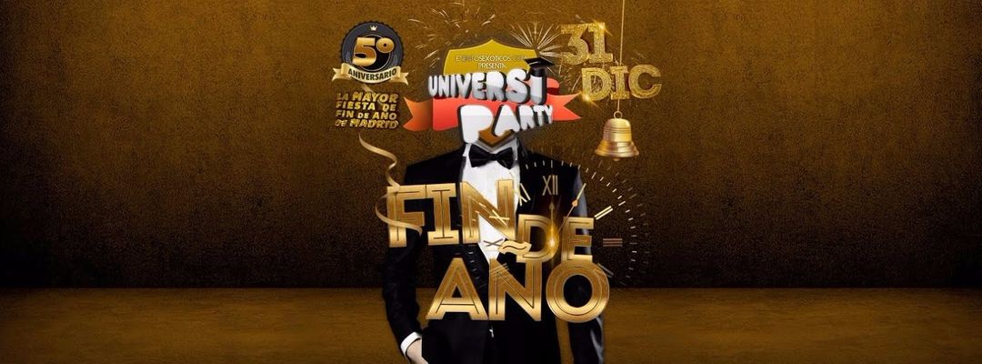 Universiparty | Fin de Año-Eventplakat