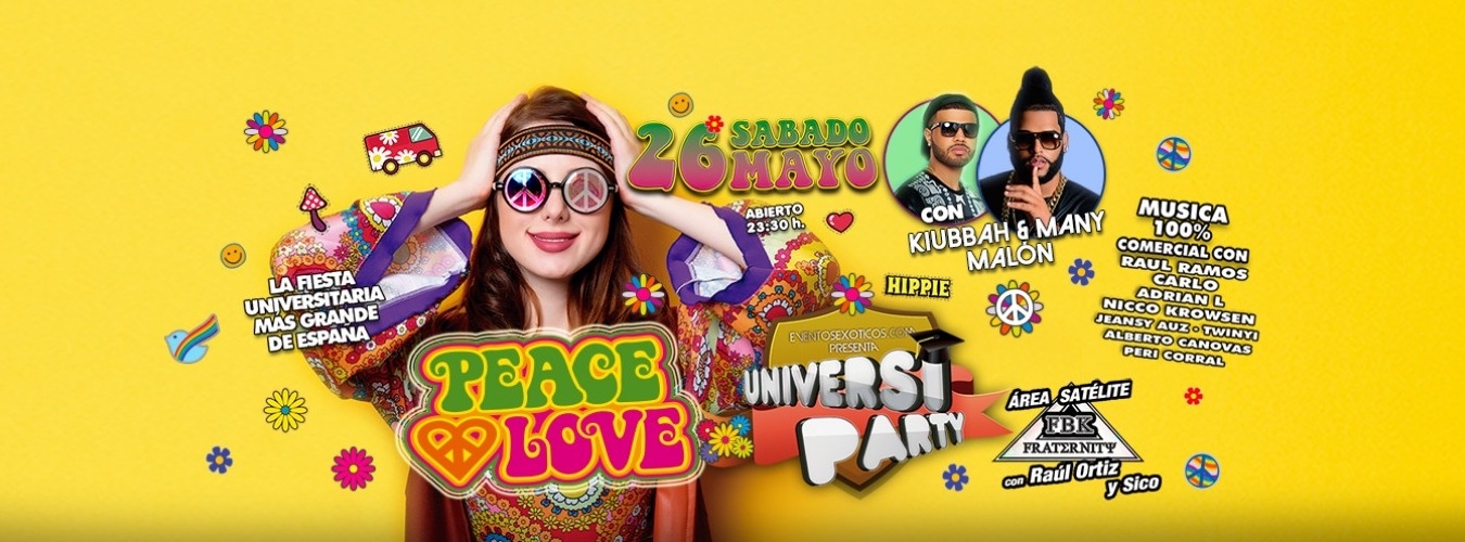 Universiparty Peace & Love image