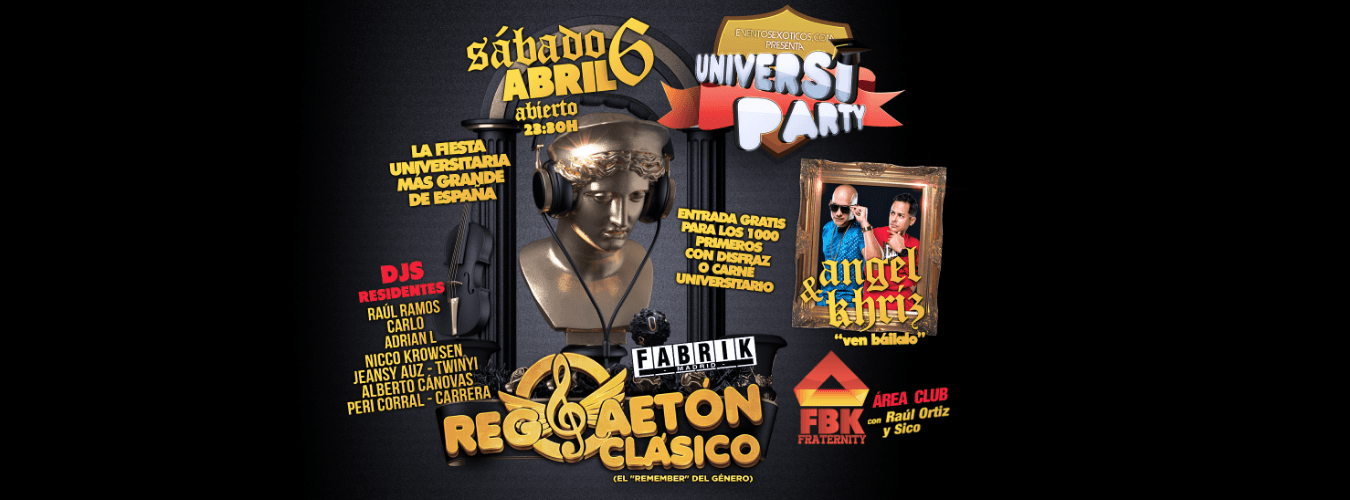 UniversiParty Reggaetón Clásico image