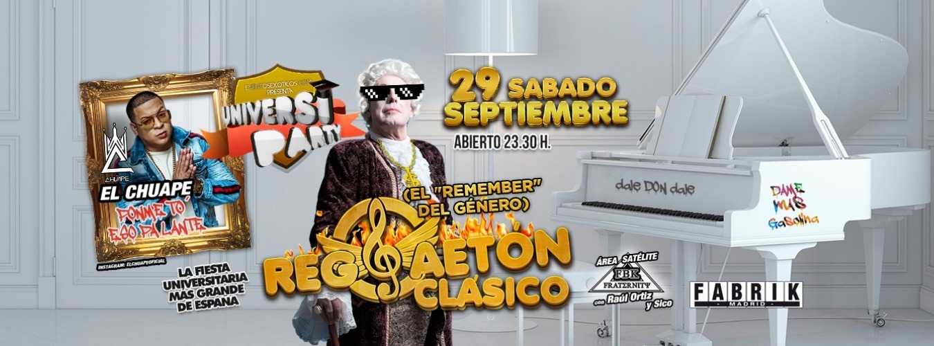 Universiparty  |  Reggaetón Clásico image