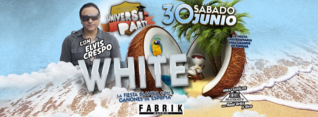 Universiparty White | Elvis Crespo image