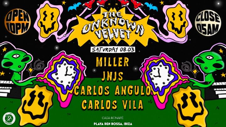 Cover for event: Unknown meets Velvet w/ Miller, JNJS, Carlos Angulo and Carlos Vila