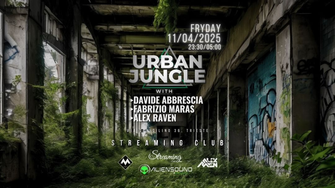 Cartel del evento URBAN JUNGLE S25/04E07 W/Davide Abbrescia