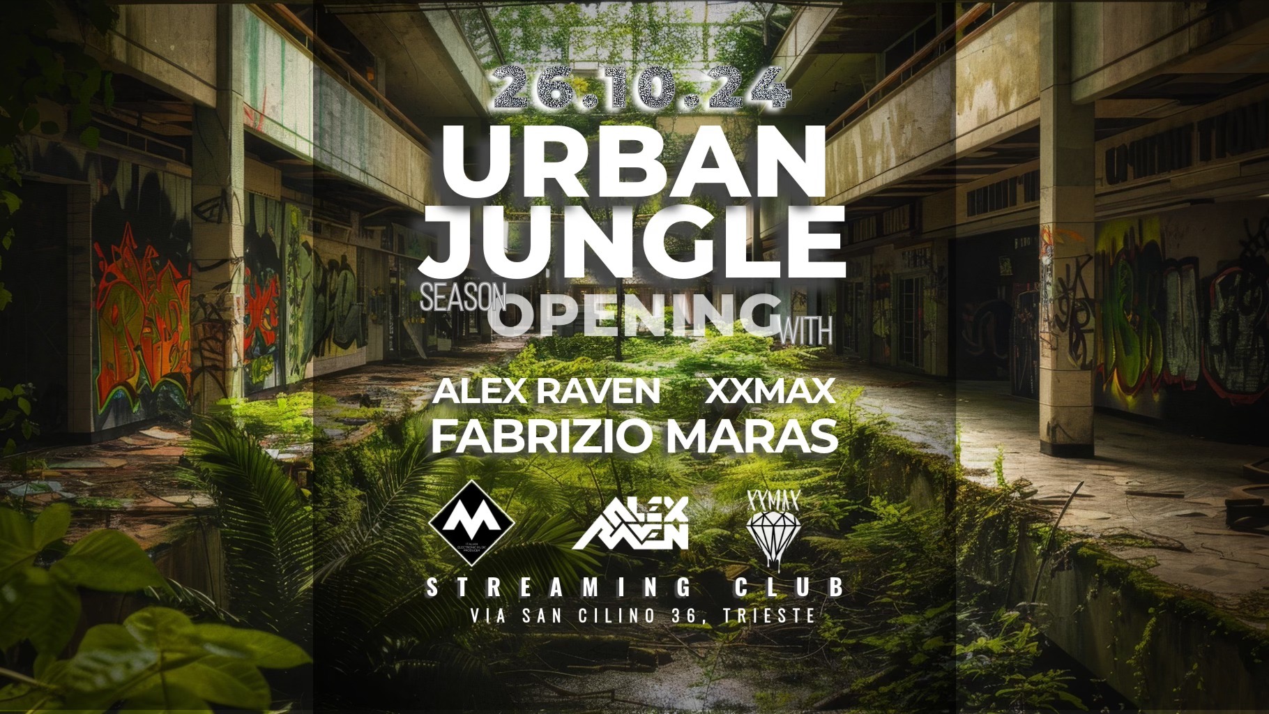 URBAN JUNGLE TECHNO PARTY NEW SEASON