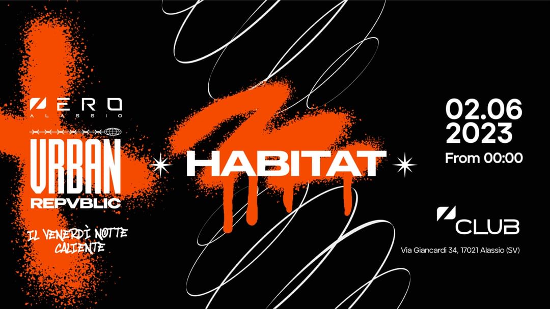 Urban Republic w/ Habitat | Il venerdì notte caliente | Opening Party-Eventplakat