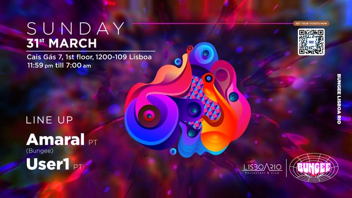 Cover for event: USER1 • AMARAL - SUN 31 MAR • Lisboa Rio