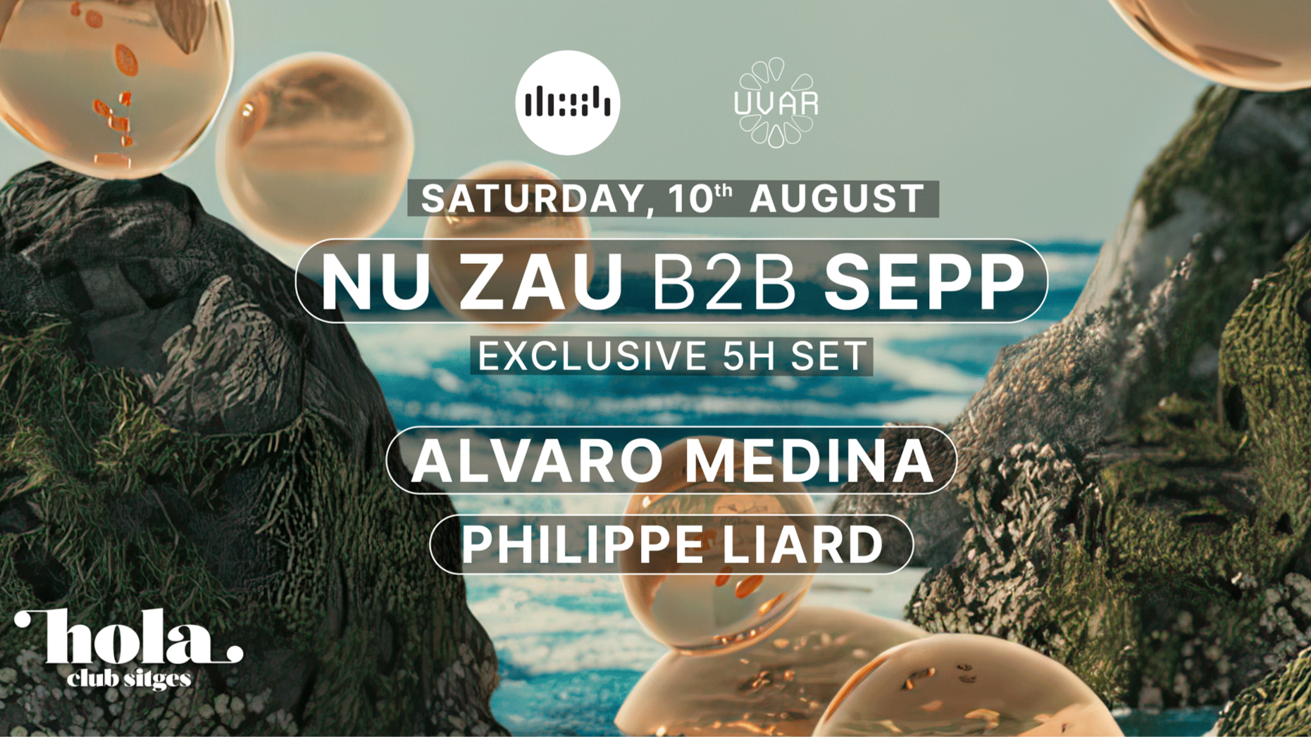 UVAR x DCS4 at HOLA CLUB / BCN OPEN AIR BEACH PARTY image