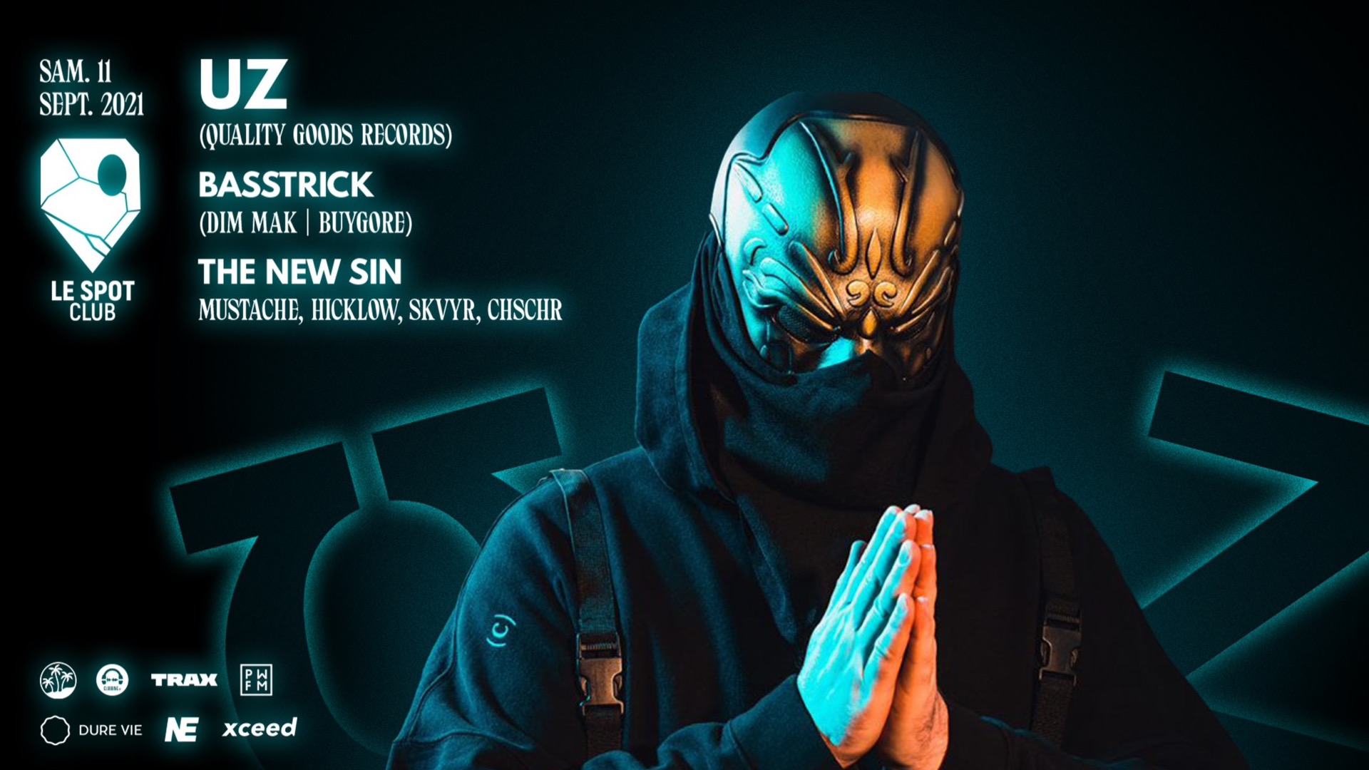 UZ + BASSTRICK + THE NEW SIN image