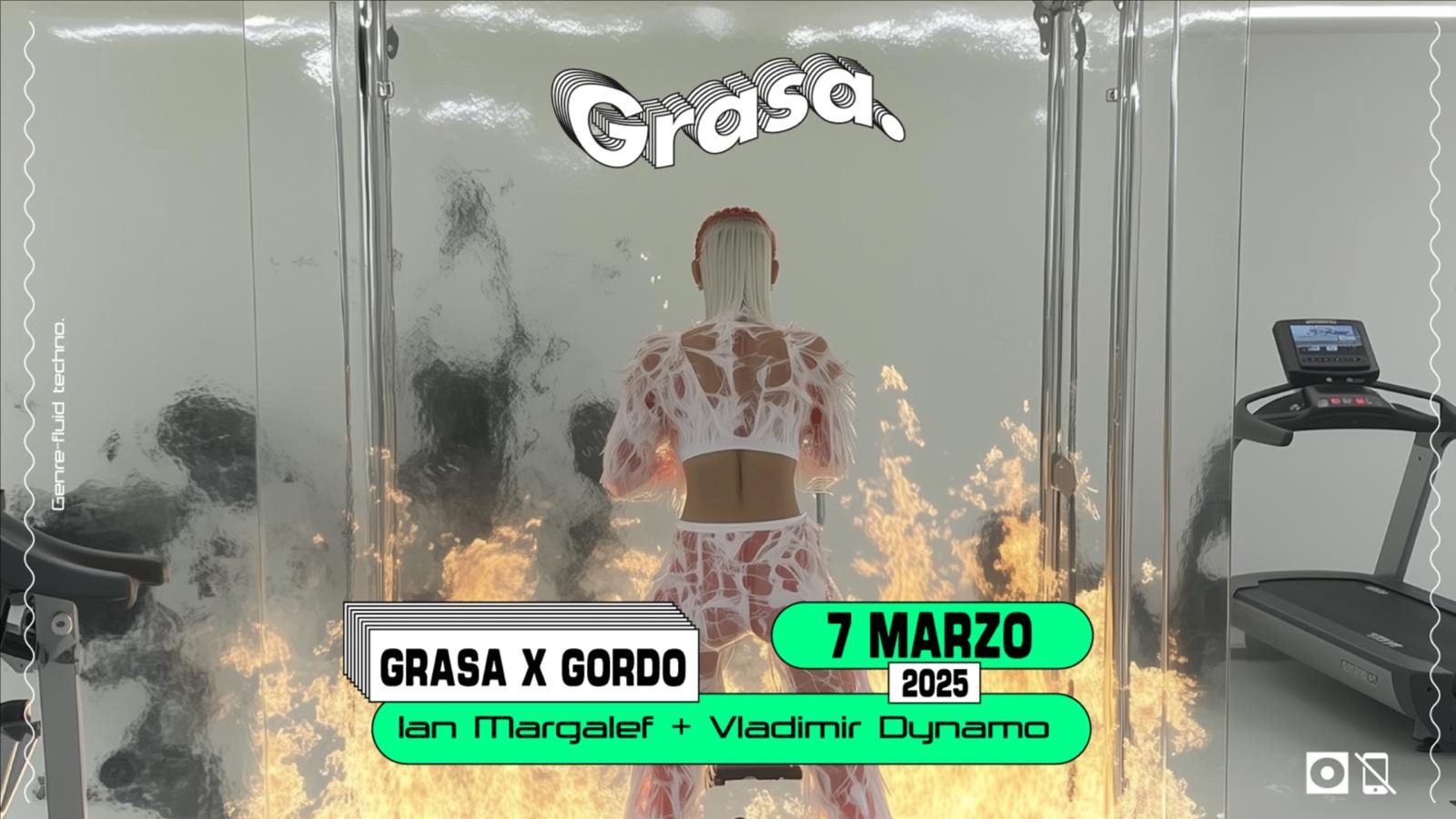 V07/03 GRASA X GORDO: IAN MARGALEF + VLADIMIR DYNAMO en LATEX image