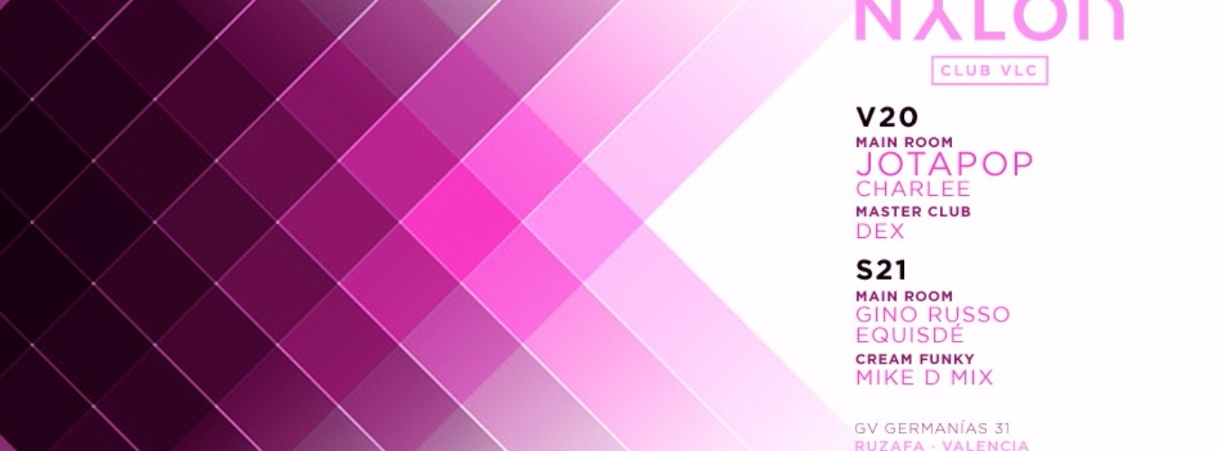 V20. NYLON: JotaPop + Charlee. MASTERCLUB: Dex image