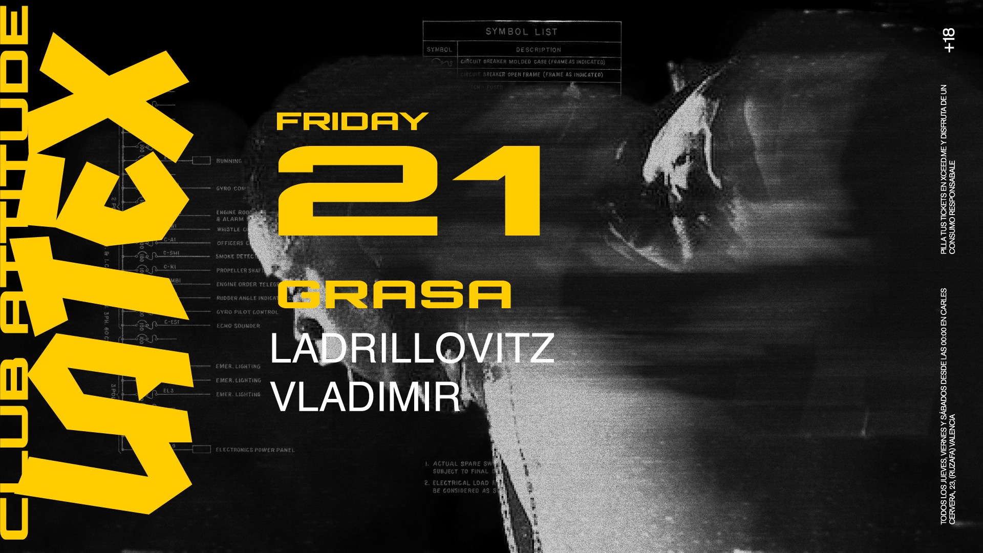 V21/11 GRASA: LADRILLOVITZ + VLADIMIR en LATEX image